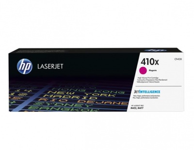 CF413 Lézertoner ColorLaserJet M452/477 nyomtatókhoz, HP 410X, magenta, 5k